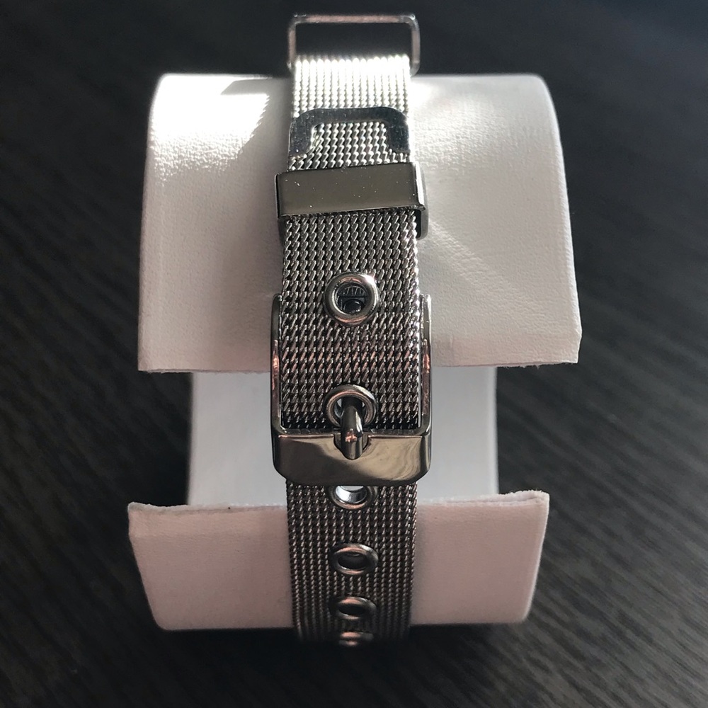 Christin Lars slimline stainless steel mesh strap watch - Picture 5 of 6